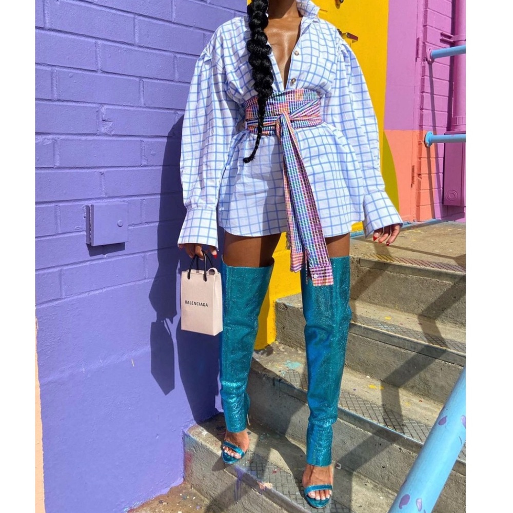BRAND NEW: Oversized Plaid Shirt Dress